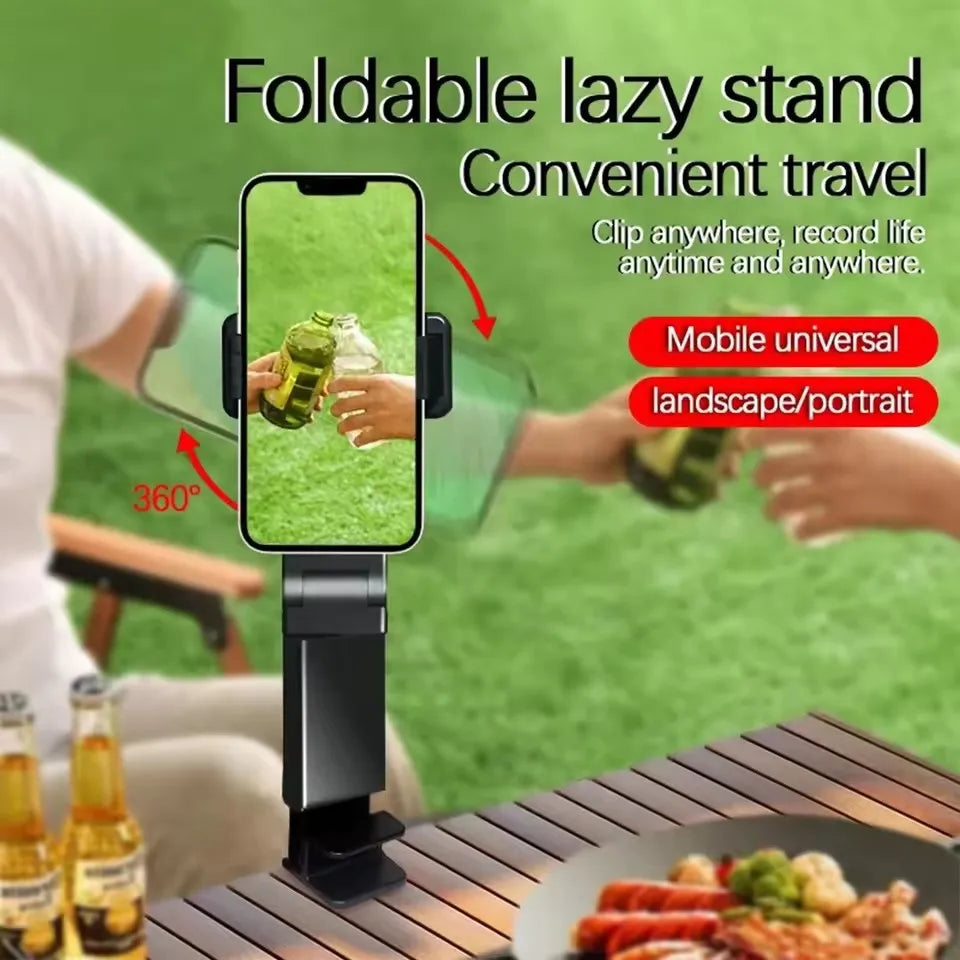 360° Foldable Travel Phone Holder – Airplane & Desk Stand Phone Stand Mount P3