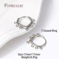 18K Gold Plated French Hoop Earring Clasps | DIY Jewelry Findings Earring Clasps & Findings P3 Rhodium Plated 6 pieces