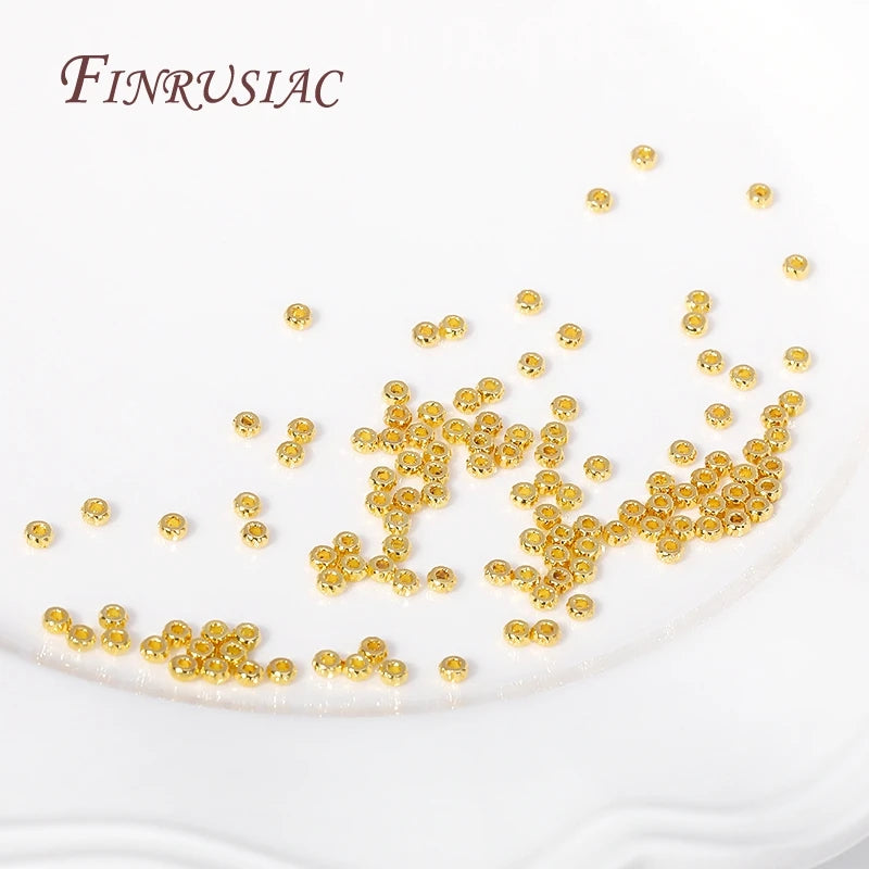 3mm 18K Gold Plated Brass Corrugated Spacer Beads | DIY Jewelry Jewelry Spacer Beads P3