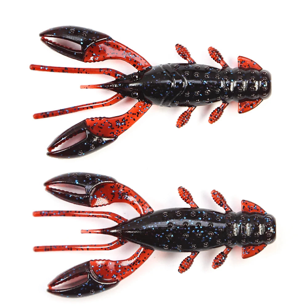 B&U Soft Crawfish Larvae Silicone Fishing Lure | Bass Swimbait Soft Fishing Lure P3