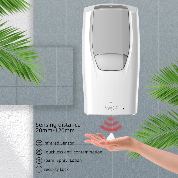 Automatic Sensor Soap Dispenser 500ml/1000ml Wall Mount Soap Dispenser P3 White