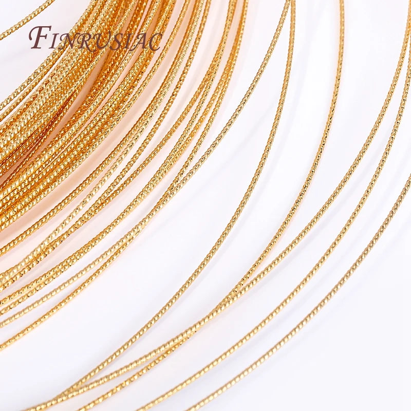18K Gold Plated Copper Beading Wire – DIY Jewellery Making Jewellery Making Wire P3