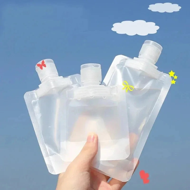 15-Pack Refillable Travel Squeeze Pouches – Shampoo & Lotion Travel Toiletry Pouches P3