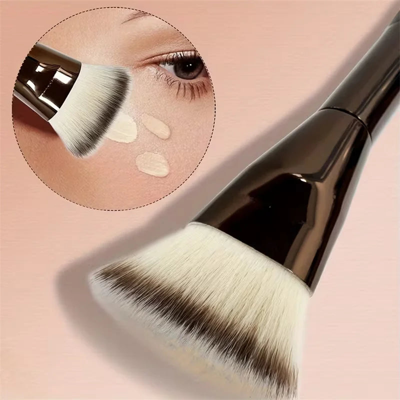 2-in-1 Dual-Ended Makeup Brush – Powder, Foundation & Contour Dual-Ended Makeup Brush P3
