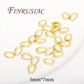 18K Gold Plated Pendant Clip Clasps – DIY Necklace Connectors Jewelry Findings P3 14K Gold Plated 40 pieces