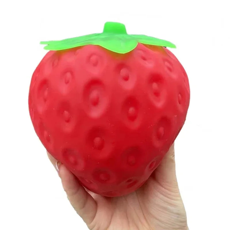 Giant Strawberry Squishy Toy – Slow Rising Fidget Squeeze Ball Fidget Squishy Toy P3