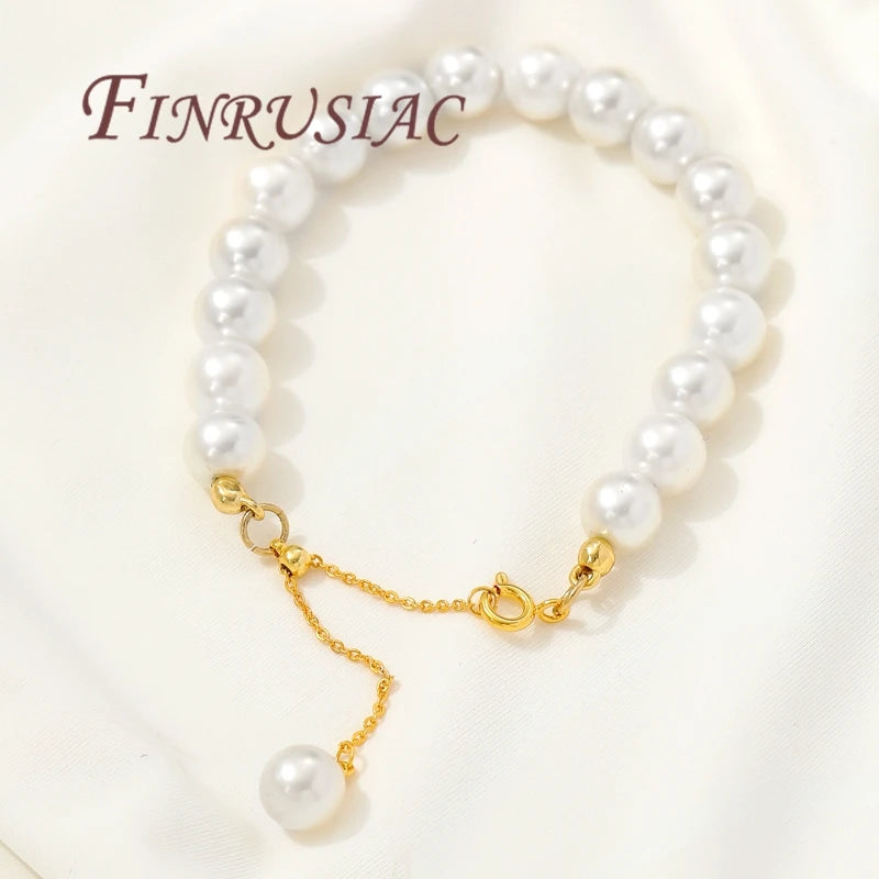 18K Gold Plated Bracelet Chain Extender | Spring Clasp & Stopper Chain Extender P3