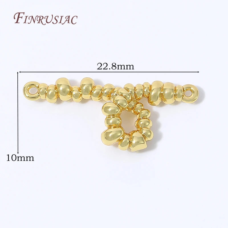 18K Gold Plated Bar Connector – DIY Jewelry Link Findings Jewelry Connector Findings P3 18K Gold Plated 5 pieces