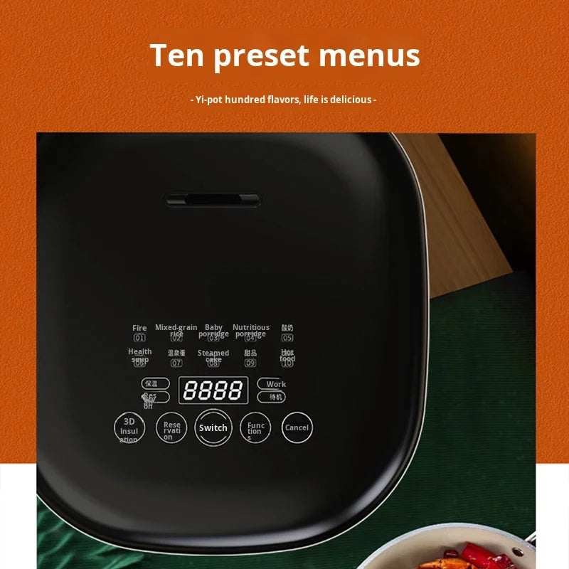 Skyworth F625 4L Multi Rice Cooker – Stainless Steel Digital Timer Electric Rice Cooker P3