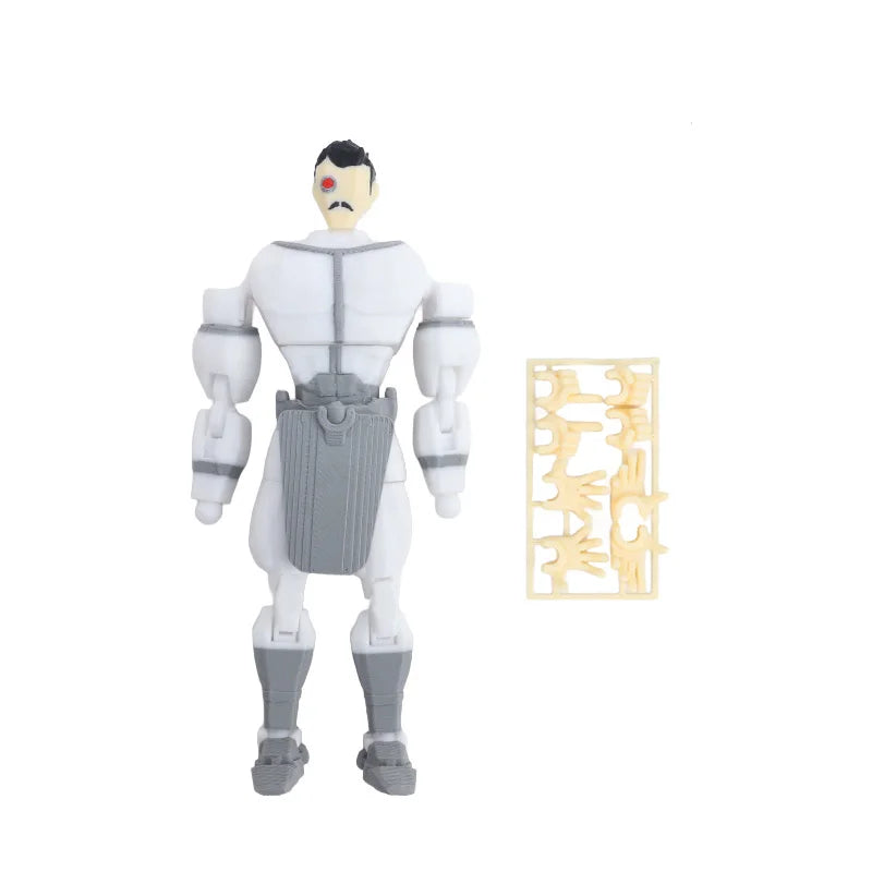 3D Printed Movable Hero Figure | Striped Mark Collectible Collectible Action Figure P3