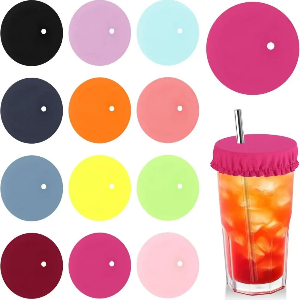 10-Pack Drink Protector Covers – Reusable Stretchy Cup Scrunchies Drink Protector Covers P3