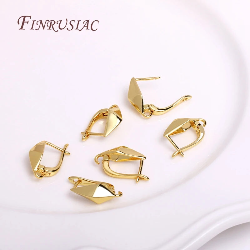 18K Gold Plated Earring Hooks & Clasps – DIY Jewelry Findings Earring Findings P3