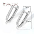 18K Gold Plated French Earring Hooks – DIY Jewelry Findings Earring Hooks Findings P3 Rhodium Plated 2 pairs