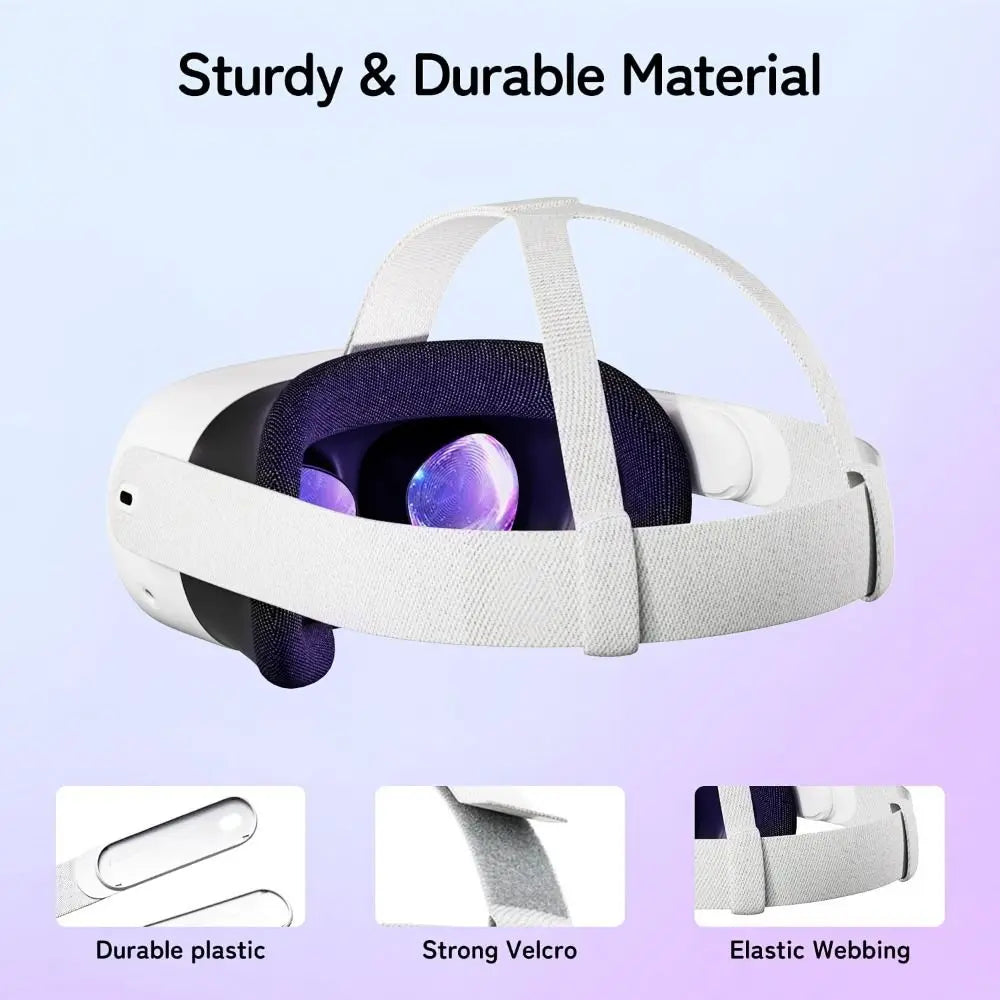 Knitted VR Head Strap for Meta Quest 3 & 3s | Adjustable VR Head Strap P3