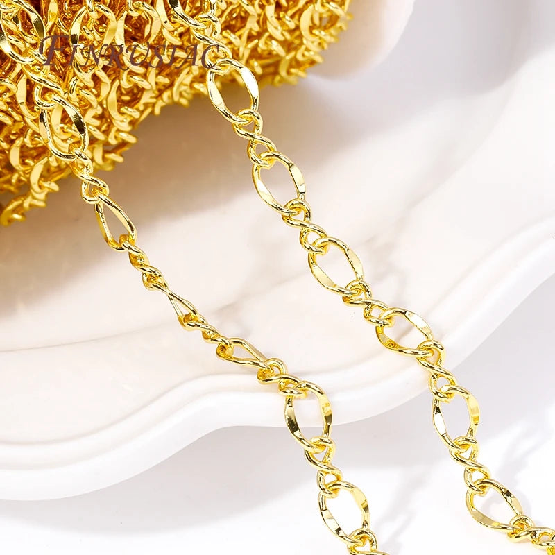 18K Gold Plated Brass Chains Bulk – DIY Jewelry Findings Jewelry Chain Findings P3