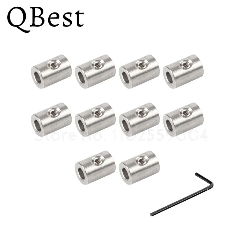 10-Pack 304 Stainless Steel Wire Rope Clips – 2–8mm Clamps Wire Rope Clamp P3
