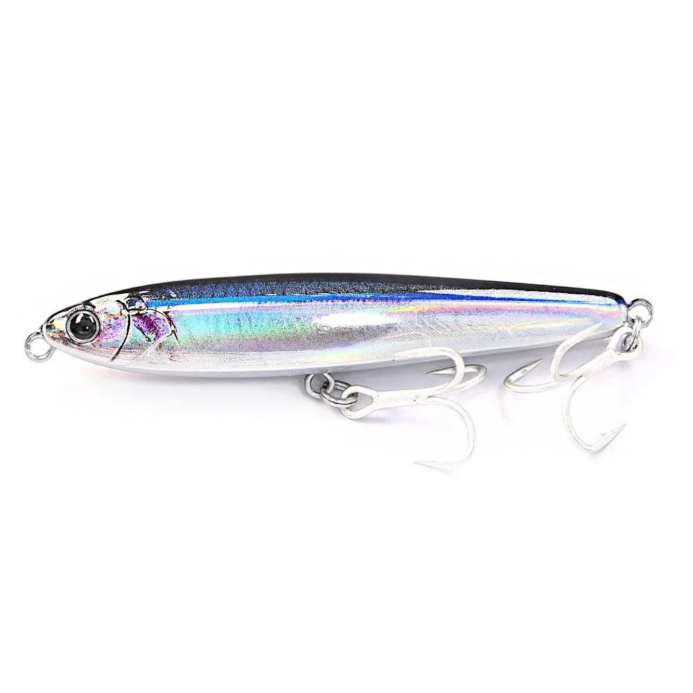 B&U Sinking Pencil Fishing Lure – Swimbait Wobbler Jerkbait Sinking Pencil Lure P3 double blue 1pc-95mm-28.8g