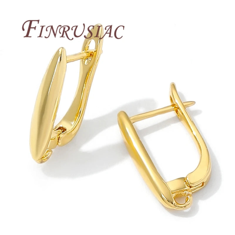 18K Gold Plated French Earring Hooks – DIY Jewelry Findings Earring Hooks Findings P3