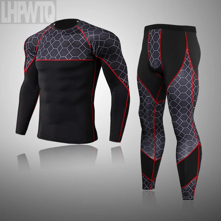 Men's Thermal Underwear Set – Compression Long Johns S–4XL Thermal Compression Set P3