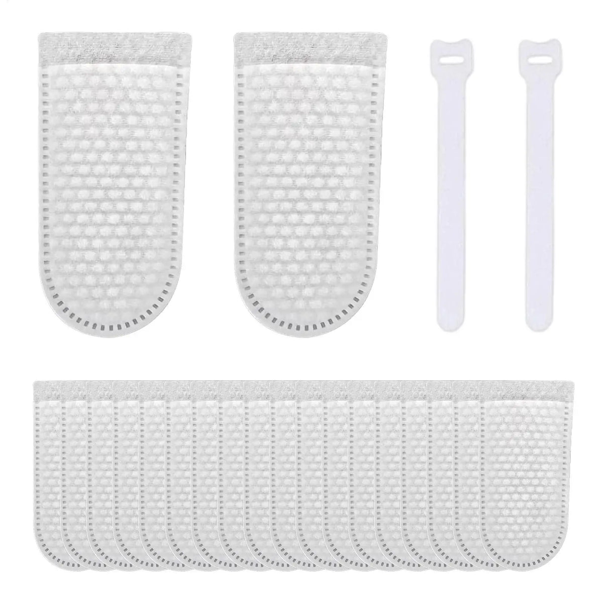 20-Pack Universal Faucet Filter Cotton Bags | Splash-Proof