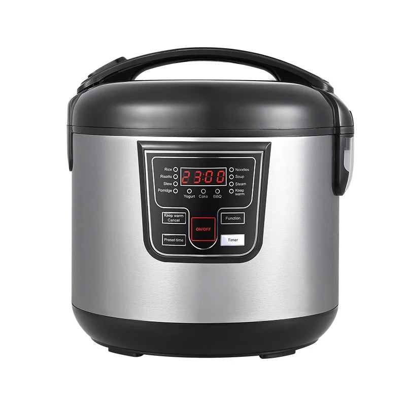 DUTRIEUX 5L Smart Electric Rice Cooker – Non-Stick, 24H Timer Electric Rice Cooker P3 Black AU