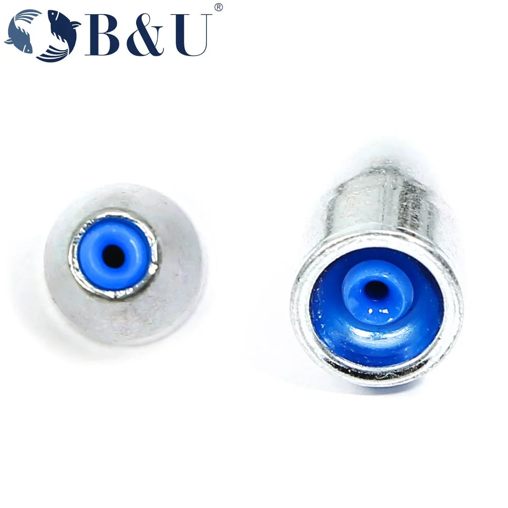 B&U 10-Pack Bullet Sinkers – Texas & Carolina Rig Weights Fishing Sinkers P3