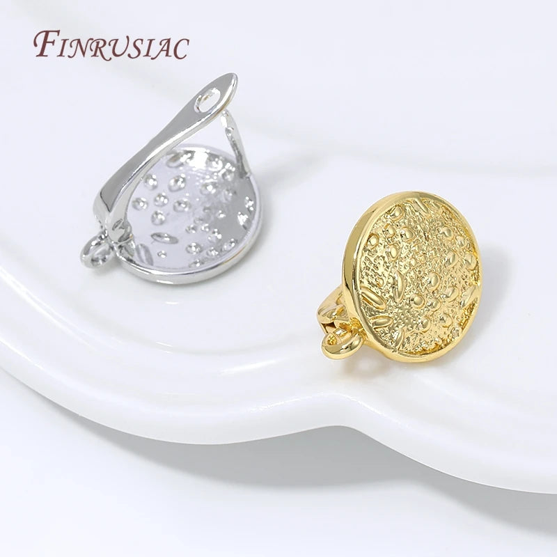18K Gold Plated Lever Back Earring Clasps | DIY Findings Earring Clasps Findings P3