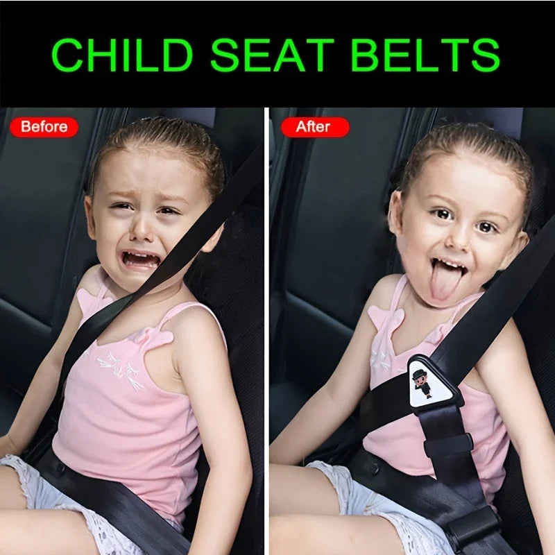 Child Car Seat Belt Adjuster – Triangular Shoulder Safety Guard Seat Belt Adjuster P3