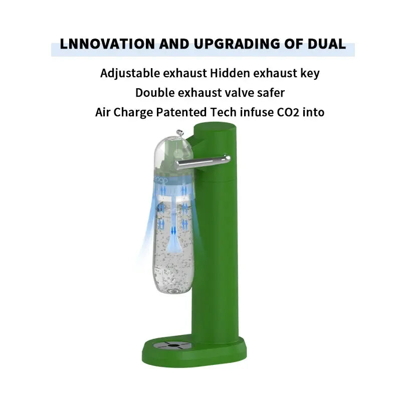 Desktop Sparkling Soda Water Maker – USB Type-C Portable Sparkling Water Maker P3