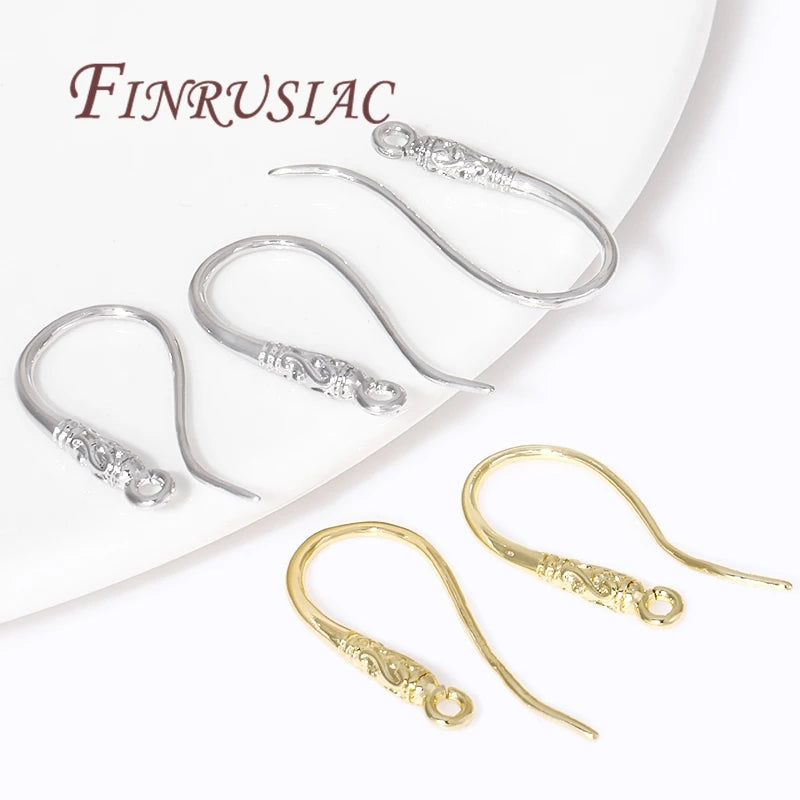 18K Gold Plated Ear Hook Wires – DIY Earring Making Findings Earring Findings P3