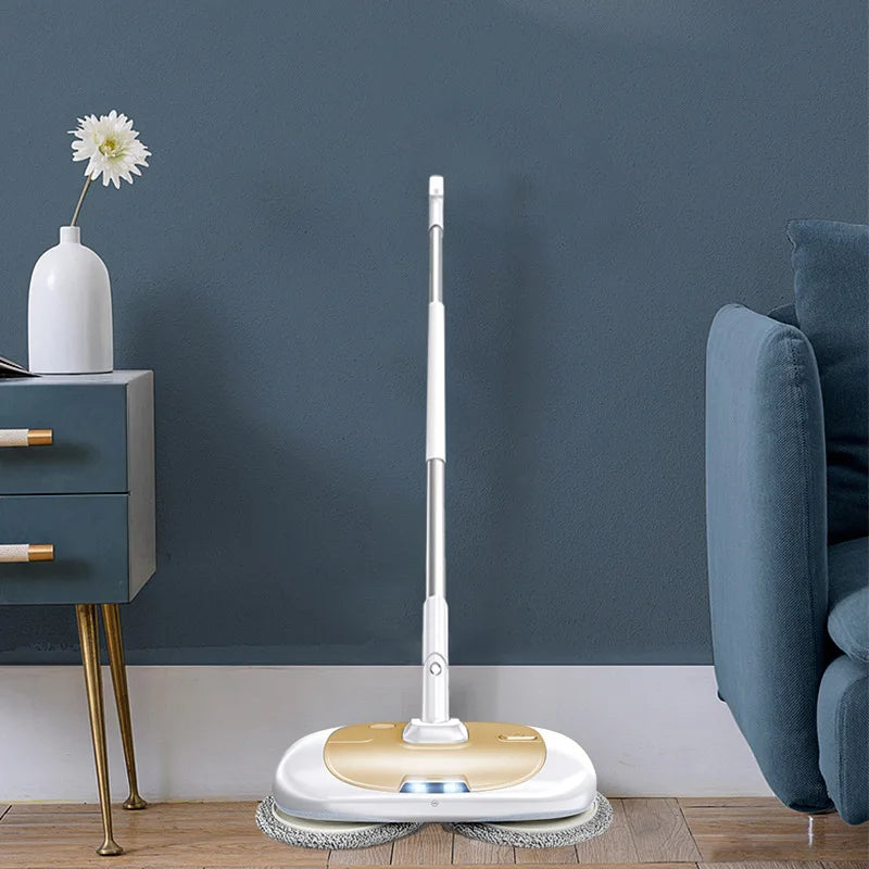 DUTRIEUX Electric Rotating Spray Mop – Self-Wringing Floor Cleaner Electric Spray Mop P3 Light Yellow MOP