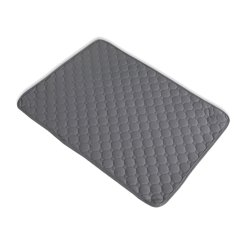 Reusable Washable Dog Pee Pad – Waterproof Absorbent Pet Mat Pet Training Mat P3 Gray XL 70X100Cm