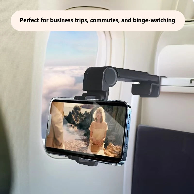 360° Foldable Travel Phone Holder – Airplane & Desk Stand Phone Stand Mount P3