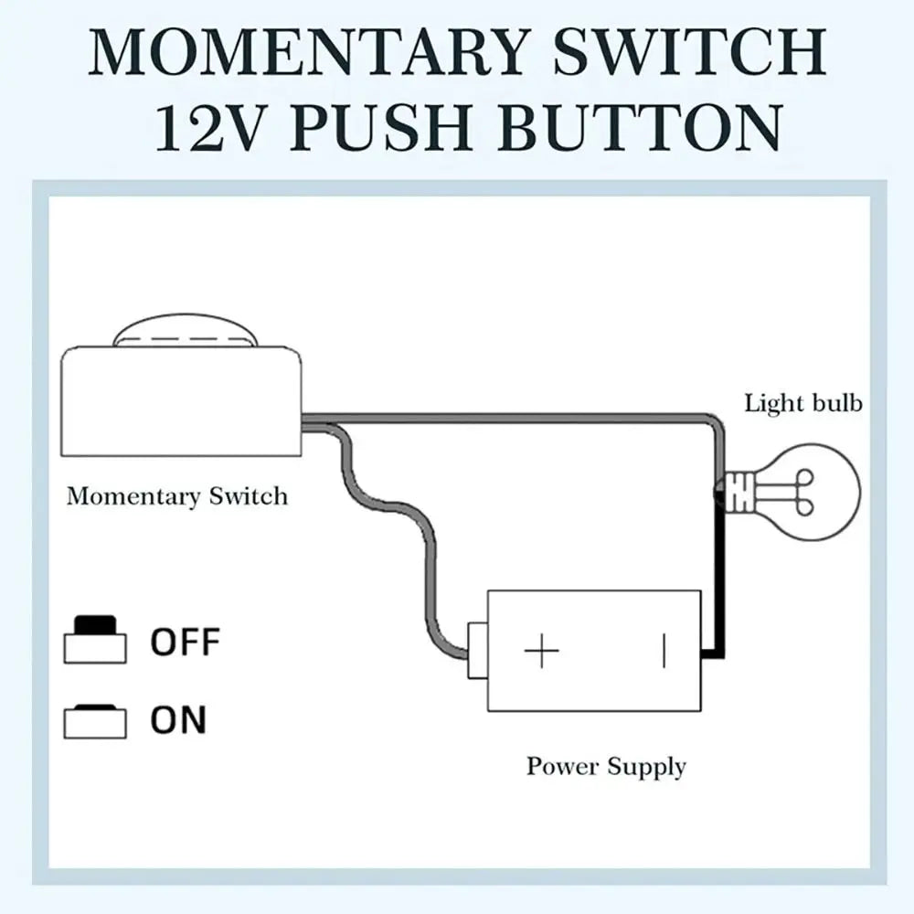 Momentary Push Button Switch 12V 24V Mini Surface Mount Push Button Switch P3