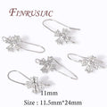 18K Gold Plated Earring Hooks – DIY Ear Wire Findings Earring Hooks Findings P3 Rhodium Plated 3 pairs