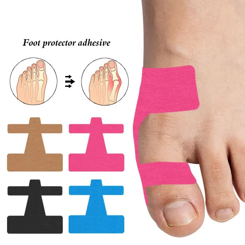 Bunion Corrector Kinesiology Tape – Big Toe Straightener 10 Pack Bunion Corrector Tape P3