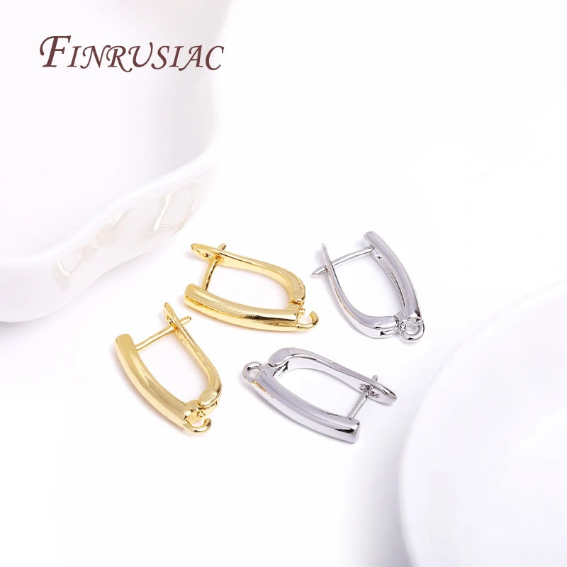 18K Gold Plated Earring Hooks & Clasps – DIY Jewelry Findings Earring Findings P3