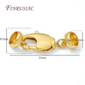 18K Gold Plated Lobster Clasps – DIY Jewelry Making Findings Jewelry Clasp Findings P3 18k Gold Plated 4 pieces