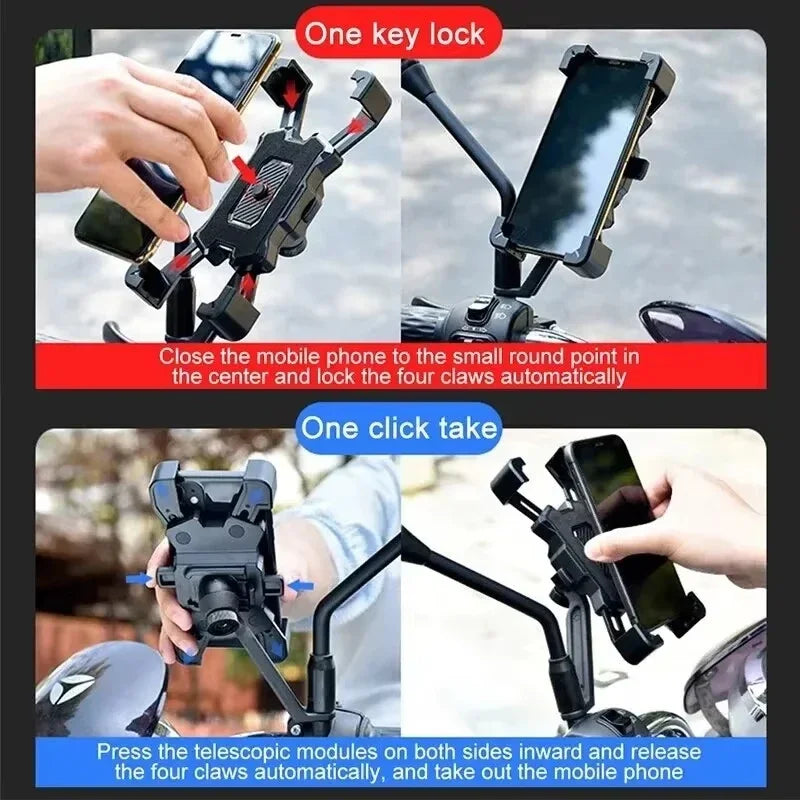 360° Rotatable Bike Phone Holder – MTB & Motorcycle Mount Bike Phone Mount P3