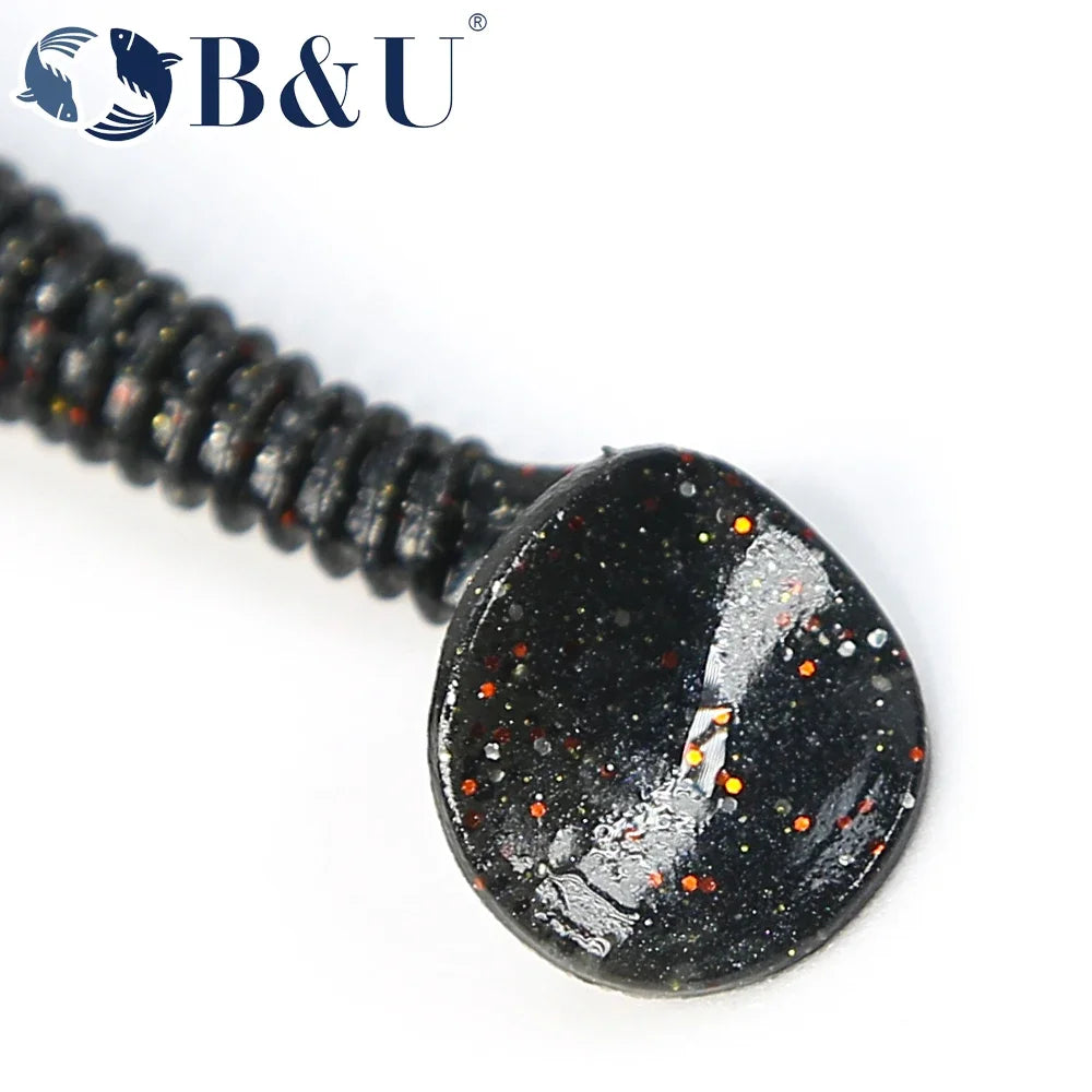 B&U Fat Impact Ring Shad Soft Swimbait Lure 55mm/70mm Soft Plastic Lure P3