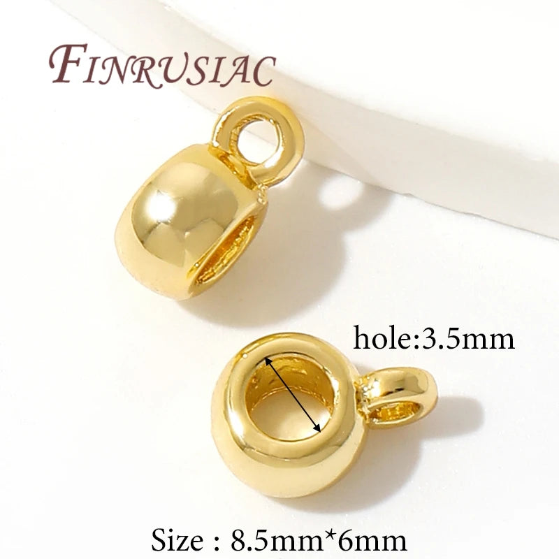 18K Gold Plated Bail Connectors – DIY Jewelry Findings 5–20 Pcs Jewelry Findings P3 18K Real Gold Plated 20 Pieces