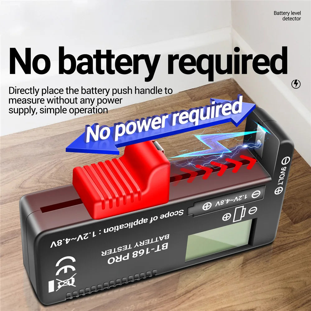 Gaqqee BT-168 PRO Digital Battery Tester – AA AAA C D Battery Tester P3