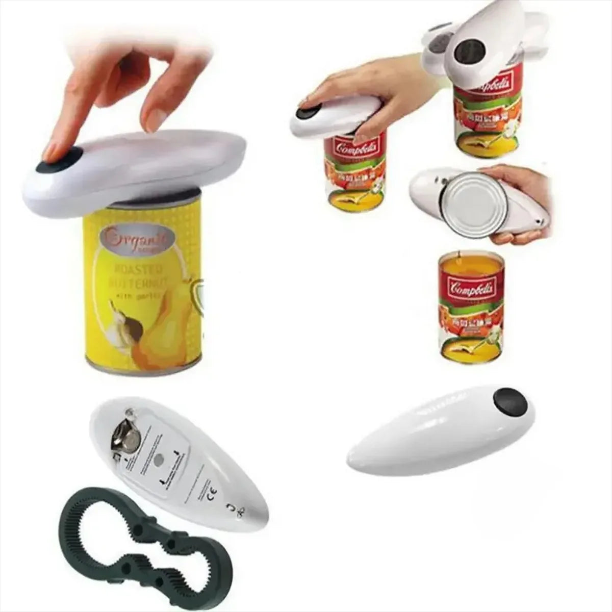 NOCCLILI One-Touch Automatic Electric Can Opener | Portable Electric Can Opener P3