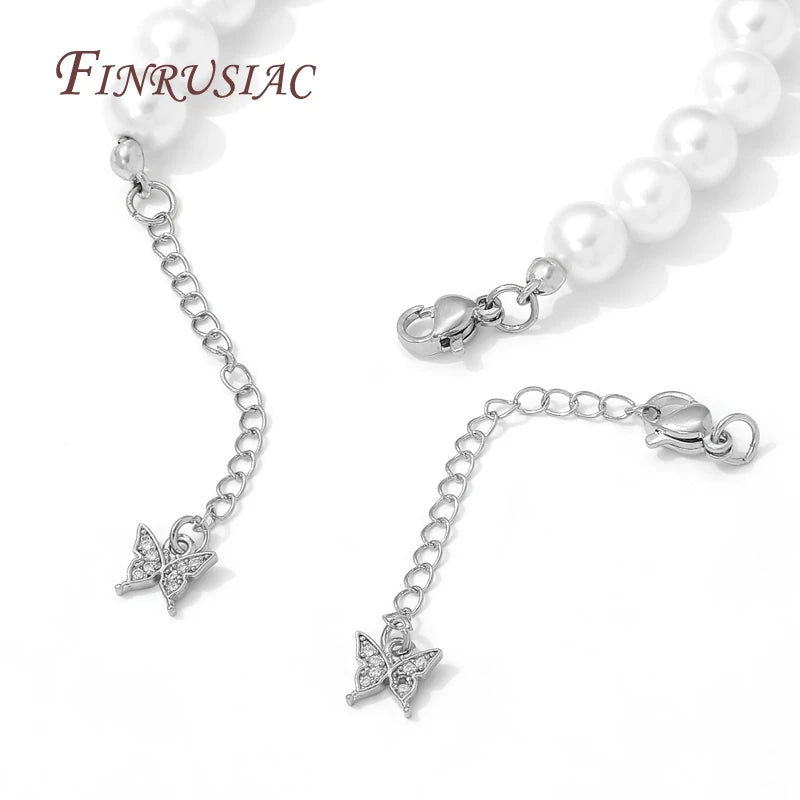 Rhodium Butterfly Extension Chains with Lobster Clasps – DIY Jewelry Jewelry Chain Extender P3