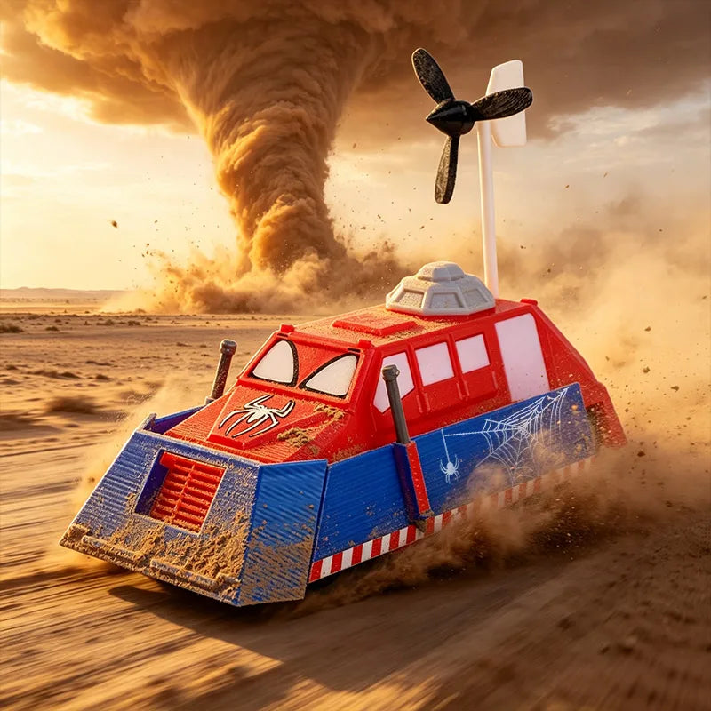 TIV2 Storm Chaser Tornado Intercept Vehicle Desktop Model Collectible Vehicle Model P3