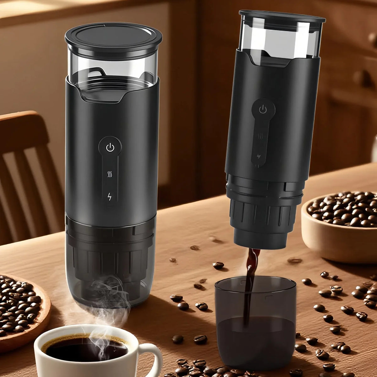 DUTRIEUX 2-in-1 Capsule & Powder Coffee Machine | 8 Bar Capsule Coffee Machine P3