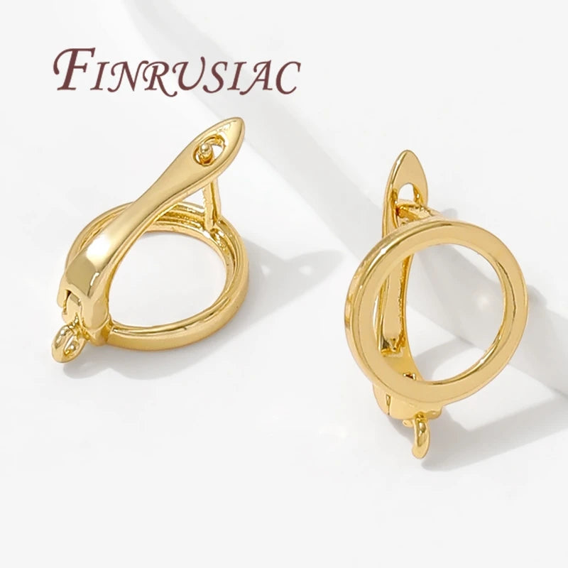 18K Gold Plated Earring Hooks & Clasps | DIY Jewelry Findings Earring Hooks Findings P3