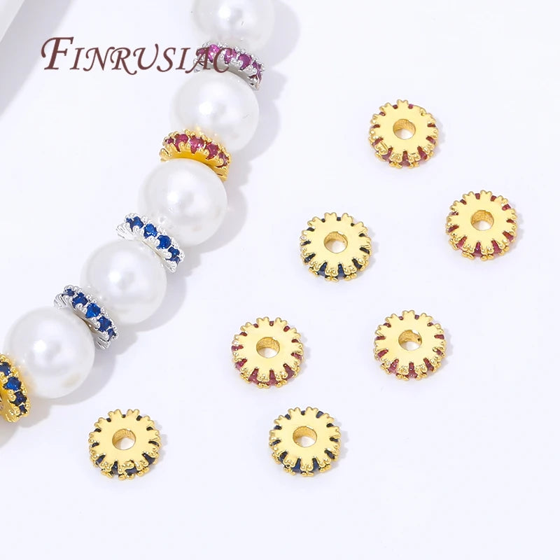 5mm 18K Gold Plated Brass Spacer Beads for Jewelry Making Jewelry Spacer Beads P3