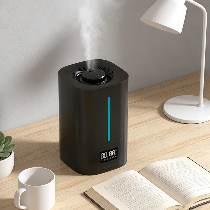 5L Smart Touch Ultrasonic Cool Mist Humidifier & Oil Diffuser Ultrasonic Humidifier P3 Default Title