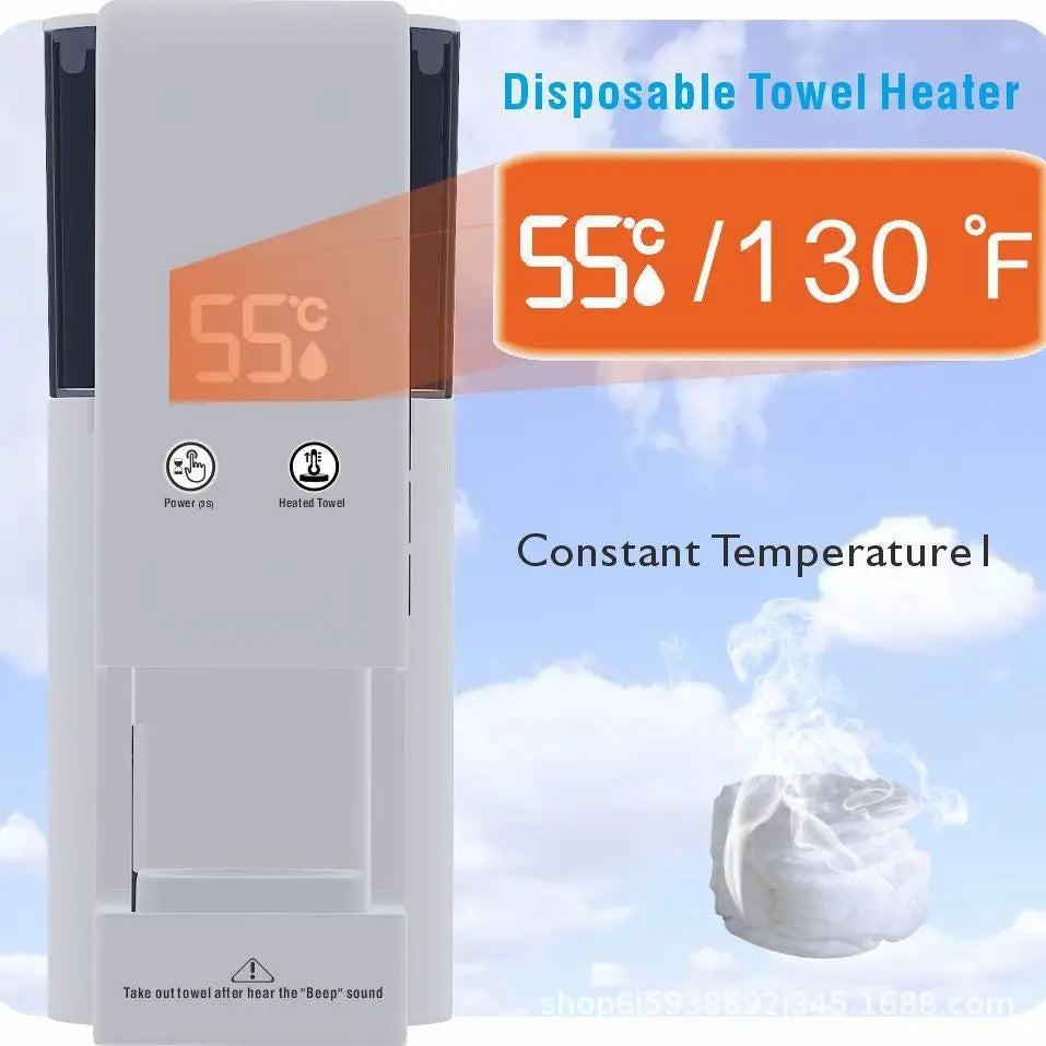 Electric Disposable Towel Warmer 55°C – Salon & Spa Dispenser Towel Warmer Dispenser P3